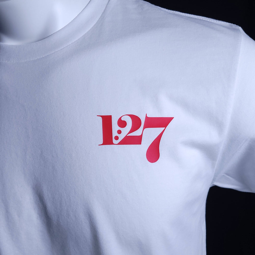 1:27 Signature . Left chest, Christian T-shirt, Made in the Image of God Shirt. 1:27 Clothing