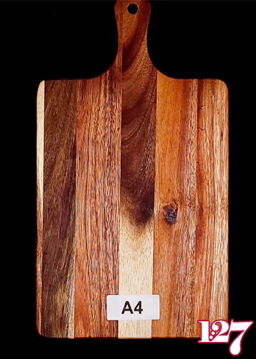 Personalized Acacia Wood Charcuterie Board - A4