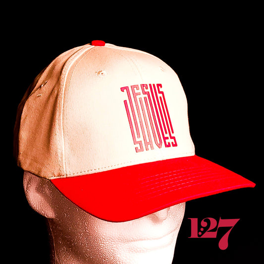 Jesus Saves Fitted Hat