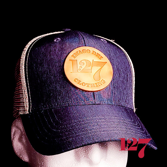 Blue 1:27 Imago Dei Trucker Hat