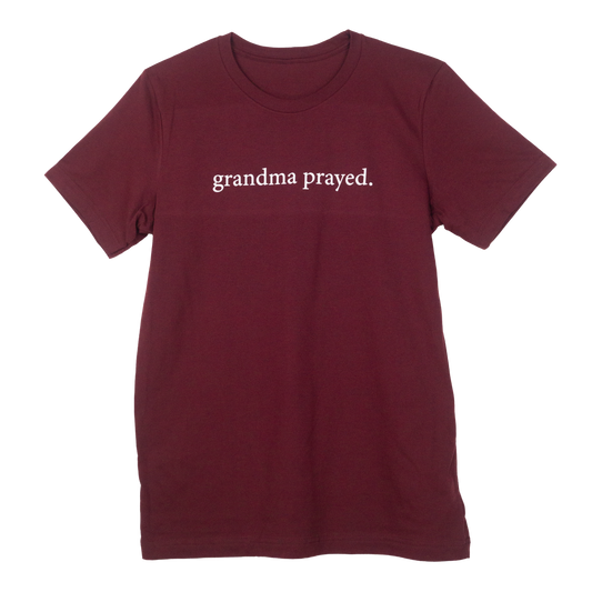 grandma prayed.