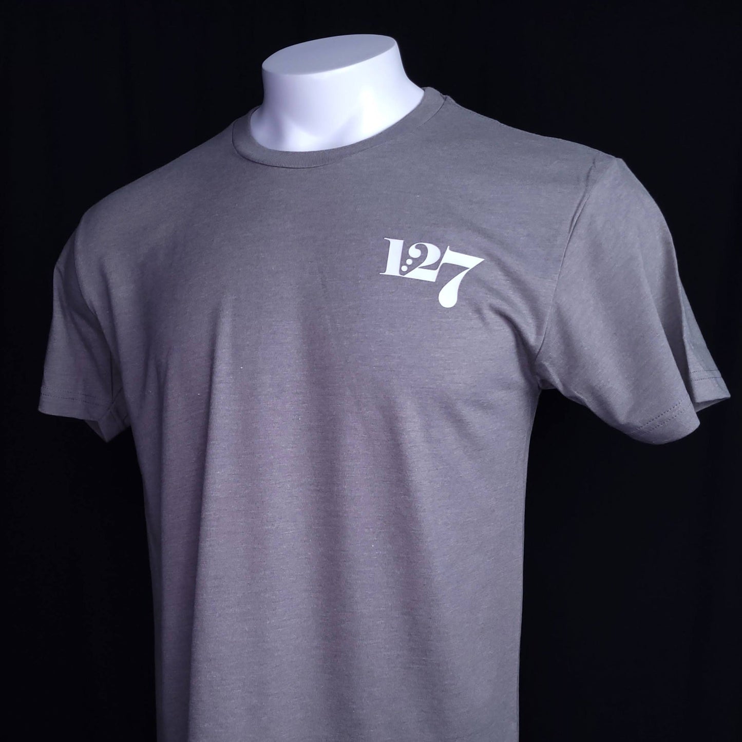 1:27 Signature . Left chest, Christian T-shirt, Made in the Image of God Shirt. 1:27 Clothing