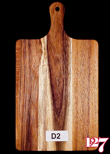 Personalized Acacia Wood Charcuterie Board - D2