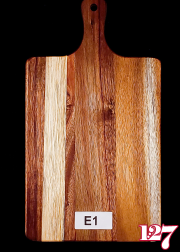Personalized Acacia Wood Charcuterie Board - E1