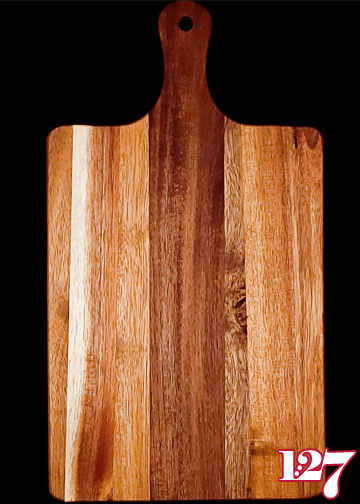 Personalized Acacia Wood Charcuterie Board - E9