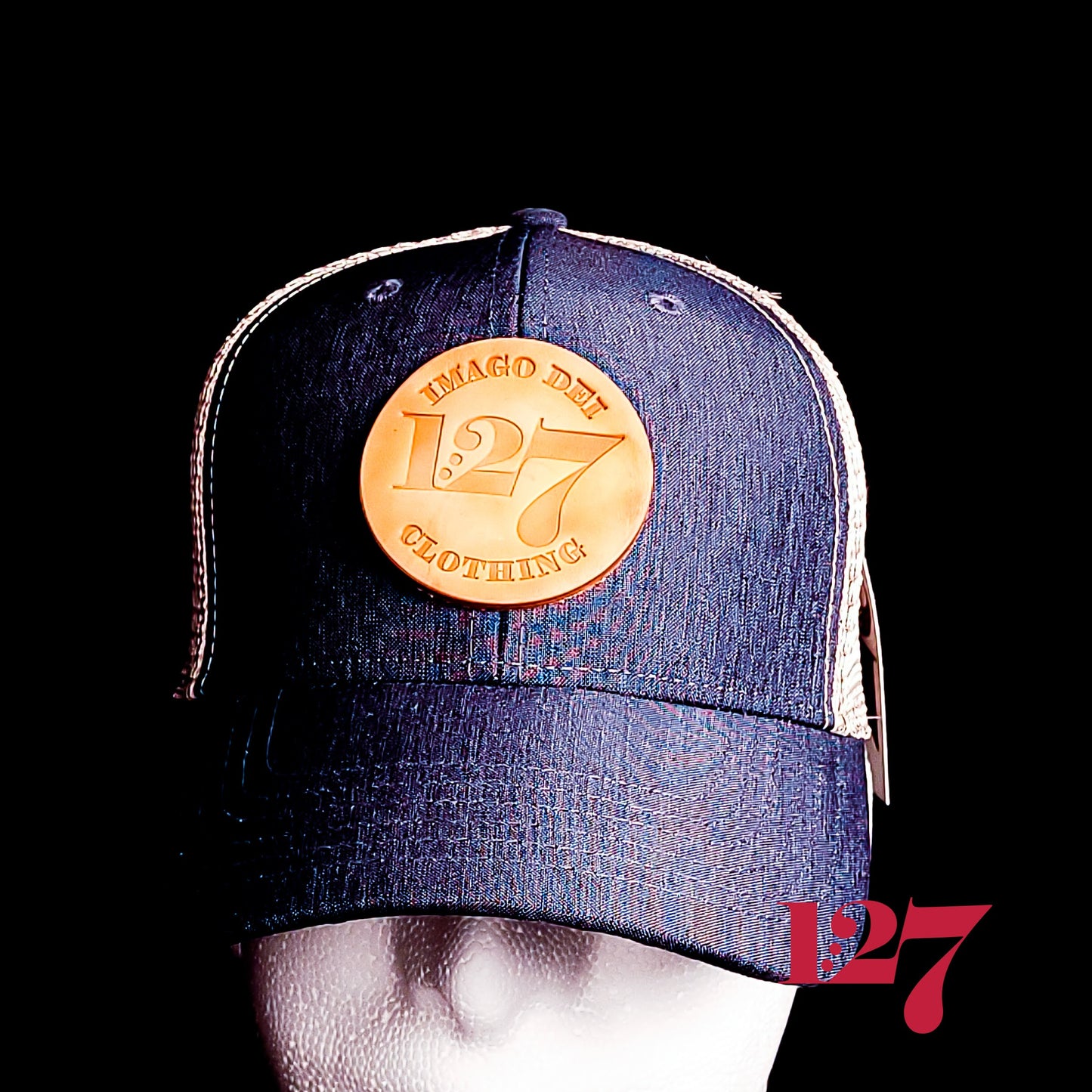Blue 1:27 Imago Dei Trucker Hat