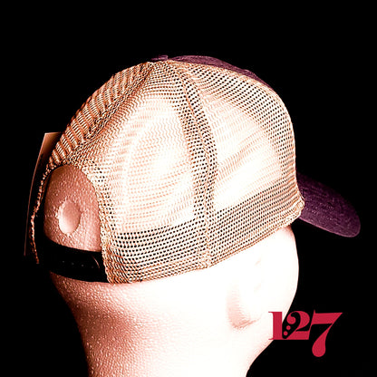 Imago Dei Stamp Leather Patch Trucker Hat
