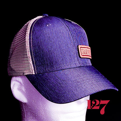 Imago Dei Stamp Leather Patch Trucker Hat