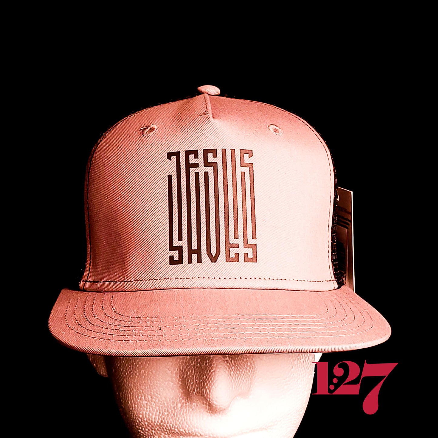 Jesus Saves Reflective Trucker Hat