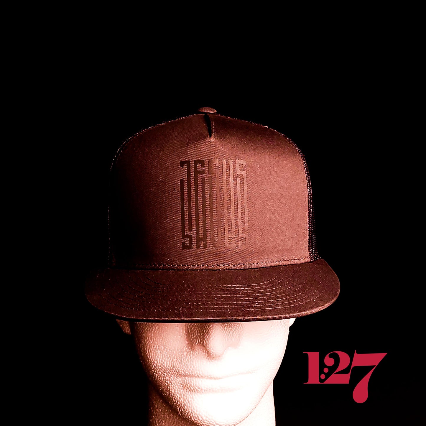 Jesus Saves Reflective Trucker Hat