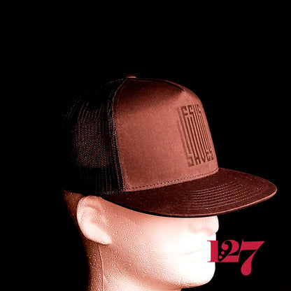 Jesus Saves Reflective Trucker Hat