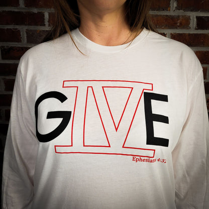 Longsleeve 4 Give Shirt. 